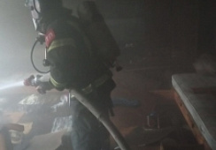 Трех человек спасли на пожаре в городе Орле 